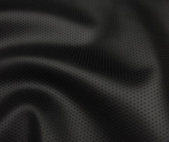 LUVFABRICS Black SEMI Perforated Commercial Marine Grade by the yard,
