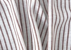 Soft Touch 100% Linen Fabric – Lightweight Vertical Stripe – 51″ Wide, 3 Yards f