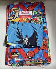 Super Hero Novelty Fabric Scraps Craft Sewing Projects Quilting 1 Lb