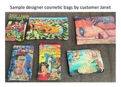 Frida Kahlo Florals Tea Cotton Crazy Quilt Fabric Block Free Shipping (51B