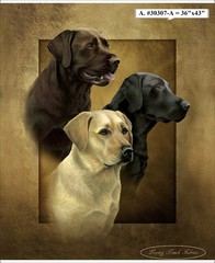 FOR THE LOVE OF LABS, QT, LABRADOR RETREIVER, FABRICS, PRICED @ 1/2 YD & PANEL