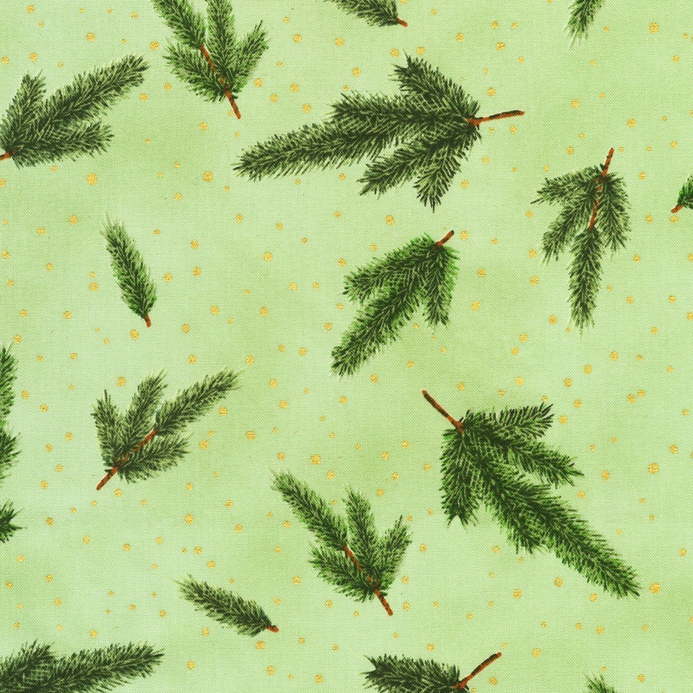 RK ~ 100% Cotton ~ Holiday Flourish ~ SRKM-23703-308 ~ per 1/2 Yard