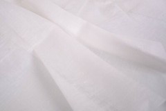 100% linen light white fabric SHEER weight 95gsm gauze flax Lithuanian Linen