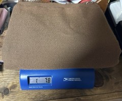 Solid Brown Fabric 2.1 Yards Medium Weight Sewing Craft Material