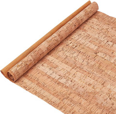 1.51 Yards 12.99 Inch Burlywood Color Synthetic Cork Leather Fabrics by the Yard
