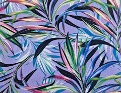 POSH PALMS BUNDLE – PANEL PLUS 6.5 YARDS CO-ORDINATING FABRIC BY QT FABRICS
