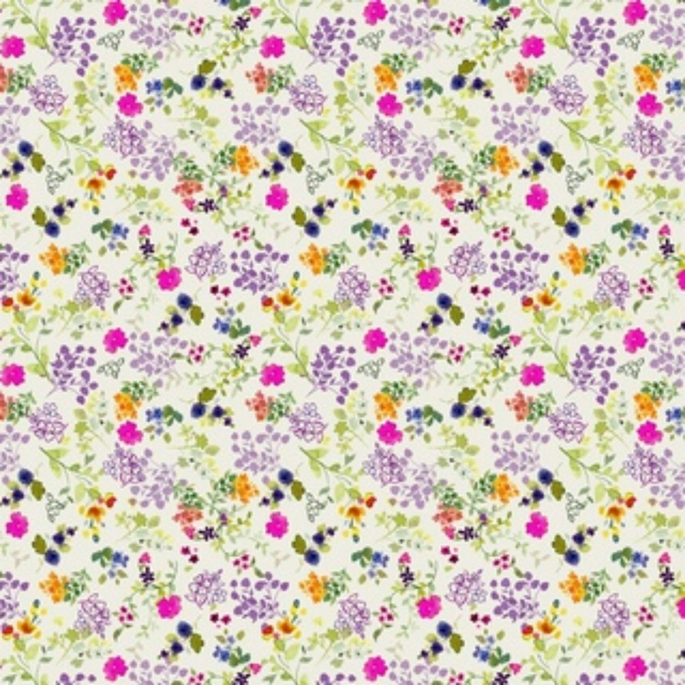 Fleur de Rose Cotton Fabric Clothwork Scatter Flowers By the Yard
