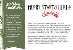 Merry Starts Here 5736 24 White on White Text Sweetwater