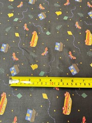 After School Adventures Bus Kite Cat 1 yard 100% Cotton Fabric Free Ship SBB3