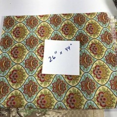 Vintage Bryant House n Home Joann Floral Flower Fabric Material Bulk Lot of 6 Pc