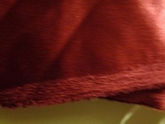 1 OneYard Burgundy / Maroon Vintage Satin Fabric 45″ Wide one piece is 7 1/2 yd