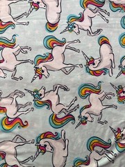 Unicorn Fabric New Cotton Blend Stretch knit 1 yard By 64