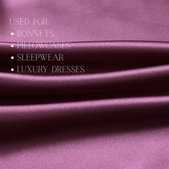 Magenta 100% Pure Mulberry Silk Fabric by the Yard 44″ width 19 mm 6A Grade