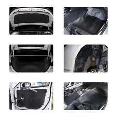4pcs Car Roof Floor Door Firewall Noise Heat Insulation Sound Deadener Foam US