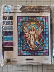 Guardian Angel•Angelic Window Fabric Quilt Kit! 43.5×56″•100%Cotton •Fast Ship!