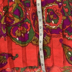 Vintage 70s Paisley Speciality Fabric Piece 114×28”