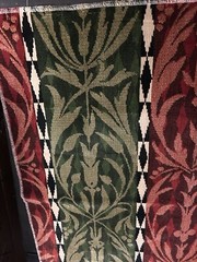Velvet fabric 26×26″ Westgate Patterned La Scala Germany large sample upholstery