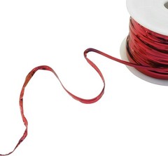 100 Yards Metallic Twist Ties Roll Red 4mm Plant Garden Bag Craft Wrapping
