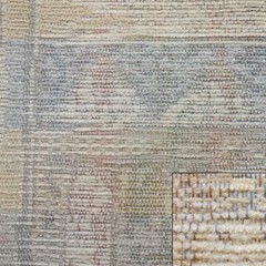 Boat Woven Pattern Fabric | Multicolored Cream 57 Inch (YD)