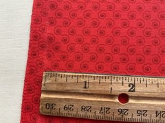 cotton fabric Red Polka Dots Red By Henry Glass 44”x 30”　204