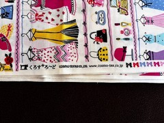 5 Japanese Cotton Fabric Dresses Hatboxes Pink Blue Quarters 4 yards BUNDLE