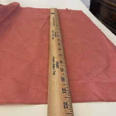 SILK PEACH PINK FABRIC 3 Yards x 21 Inches Wide or 108 Inches