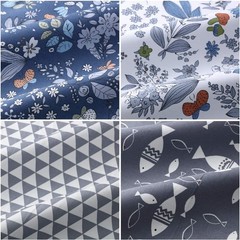 Durable 10×10 Inch Cotton Fabric Bundles – Assorted Patterns for Quilting