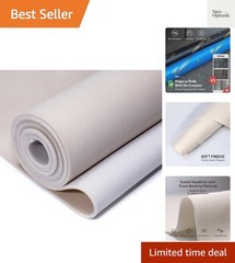 Suede Auto Headliner Fabric 56″L × 60″W Microfiber Velvet with Foam Backing-T…