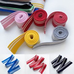 Cotton Knitting T shirt Collar V-neck Cuff Thread Thin Rib Fabric Shirt Clothes