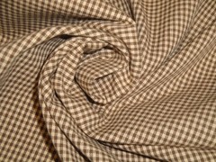 Faded Memories Brown Small Check Apparel Quilt Sewing Homespun Apparel Fabric