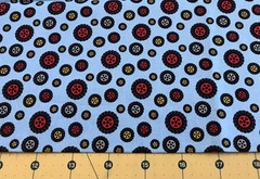 Big Wheels 18” X 43” Michael Miller 100% cotton fabric #2447