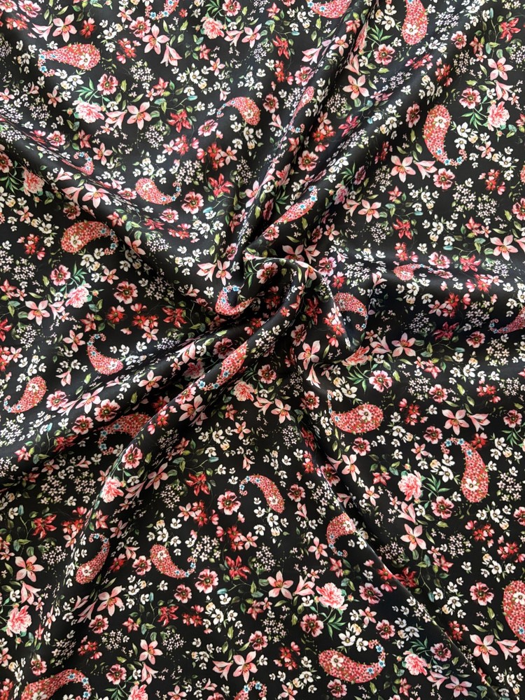 ETRO Silk Satin Deadstock Fabric