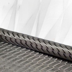 3K 240gsm Real Carbon Fiber Cloth Fabric lightning Weave 100cm Width Black
