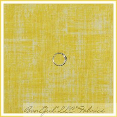 BonEful Fabric FQ Cotton Quilt Yellow White Bright Blender Texture Stripe Girl S