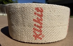 Klikit Brand Cotton Twill Roll Fabric 1.6” Beige Herringbone Sewing