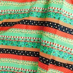 Christmas Fabric Quilting Cotton Border Stripes Kimberly Montgomery MBT 3 Yards
