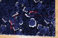 3.3 yd/ Vintage Mulberry Silk Velvet Devore Fabric Luxury Uzbek Oriental Textile