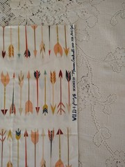 Wild & Free Arrow Fabric BTFQ 100% Cotton Maureen Cracknell Art Gallery 18×22