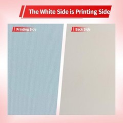 Printable Cotton Fabric Sheets 11×17 Inch 350gsm 10 Pack Inkjet Printer Matte