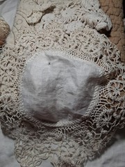 Neutral Needlework Slow Stitch Bundle Vintage Fabric Embroidery Lace Craft Sew