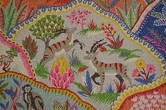 Zoologic Prism Vintage-Like Scenic Animal Toile P/K Lifestyles Fabric