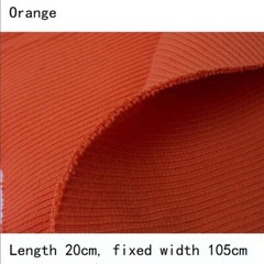20cm DIY Knit Ribbed Fabric Stretch Trim Neckline Cuff Waistband Rib Trims Soft