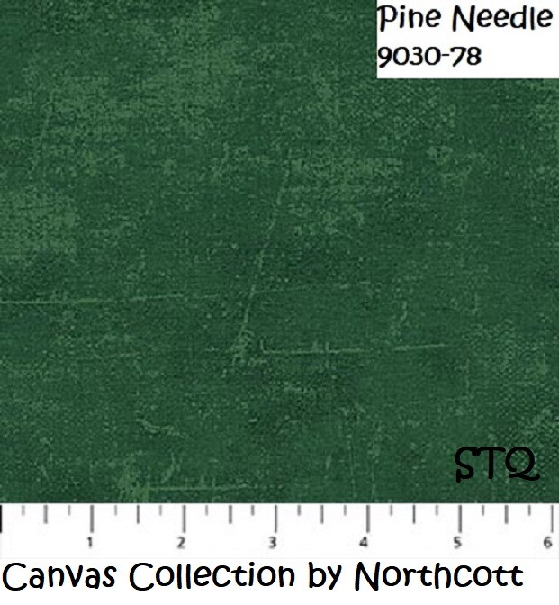 Canvas Pine Needle Green Tonal Quilt fabric Cotton by Northcott BTY 9030-78