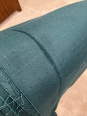 5 1/2 Yards x 42” Deep Forest Green Suiting Or Upholstery Fabric