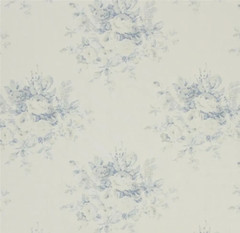 DESIGNERS GUILD/RALPH LAUREN CURTAIN FABRIC Wainscott Floral 6.4 METRES CAMBRAY