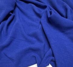 Cobalt Blue Super Soft Linen & Rayon Blend Fabric