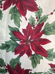 Hoffman International Fabrics Screen Print Christmas 3 2/3 Yd 45″ New