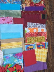 Fabric Scraps Lot Of Assorted Patterns Multicolor