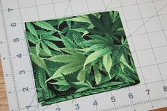 Cannabis Hemp Fabric Fat Quarter FQ {100% COTTON} Marijuana Pot Weed 420 Grass