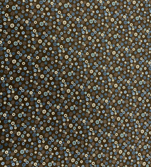 Stof Fabrics Rainbow Colours Beads Black Cotton Fabric By The Yard